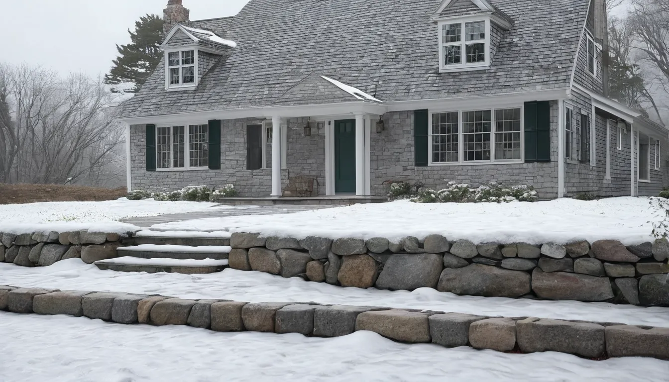 Older Cape Cod style home exterior in Brockton in early spring